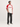 Cream & Red Raglan Mens T-shirt.