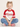 Cream & Red Kids Raglan T-shirt.