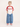Cream & Red Kids Raglan T-shirt.