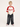 Cream & Red Kids Raglan T-shirt.