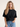 Black Ribbed Twist Knot Tee.