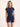 Navy Soft Rib Polo Unitard.