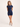 Navy Soft Rib Polo Unitard.