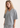Marl Grey Shoulder Padded V Neck Tee.