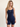 Navy Soft Rib Cami Unitard.