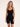 Black Soft Rib Cami Unitard.