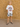 Kids White Arched Cherub Summer Slub T-Shirt.