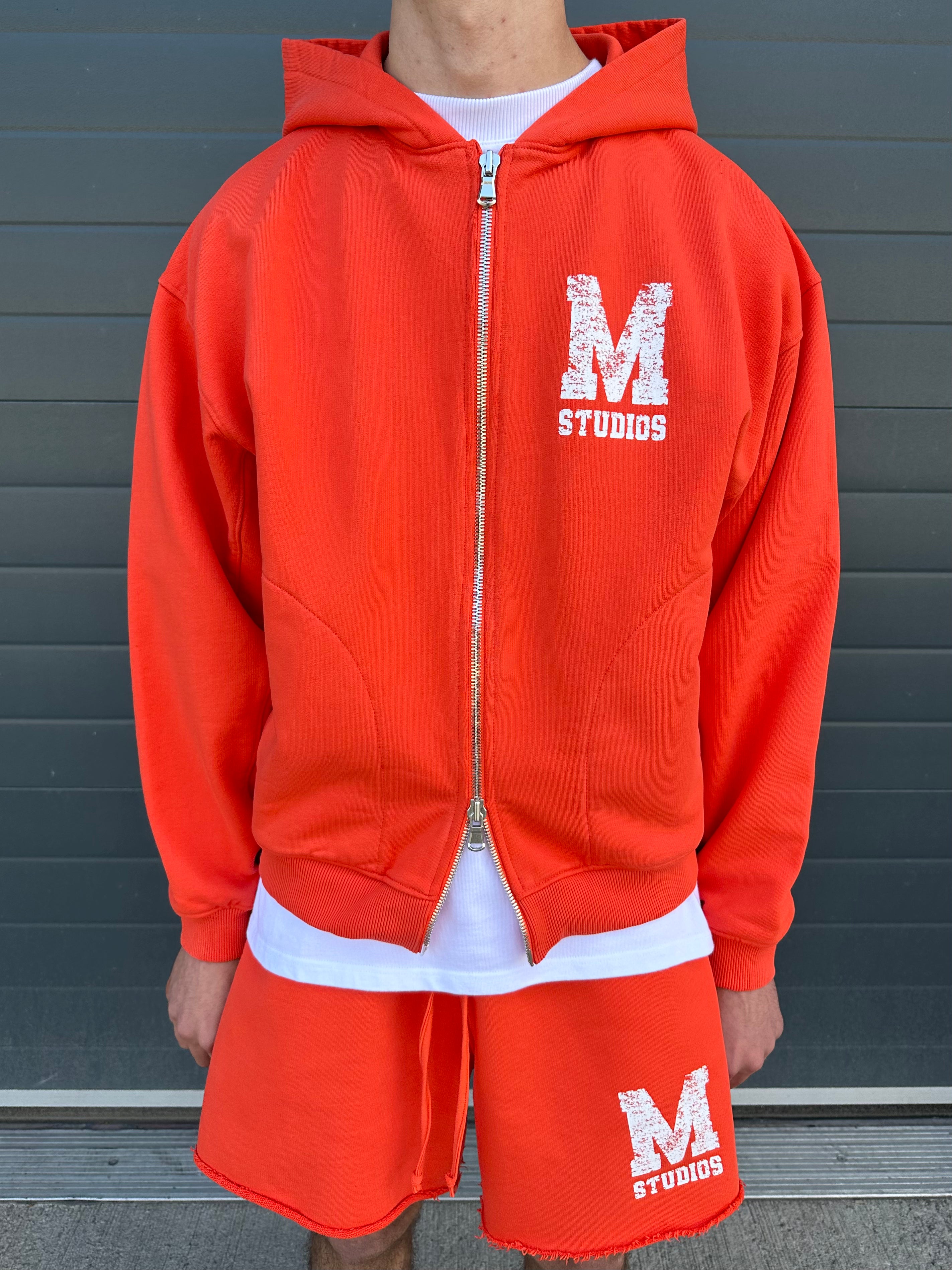 Candy Red M Studios Zip up.