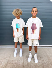 Load image into Gallery viewer, Cream Ice Cream Kids T-shirt.