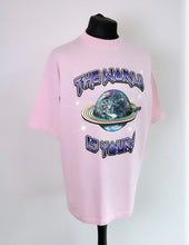 Load image into Gallery viewer, Pink Planet Heavyweight T-shirt.