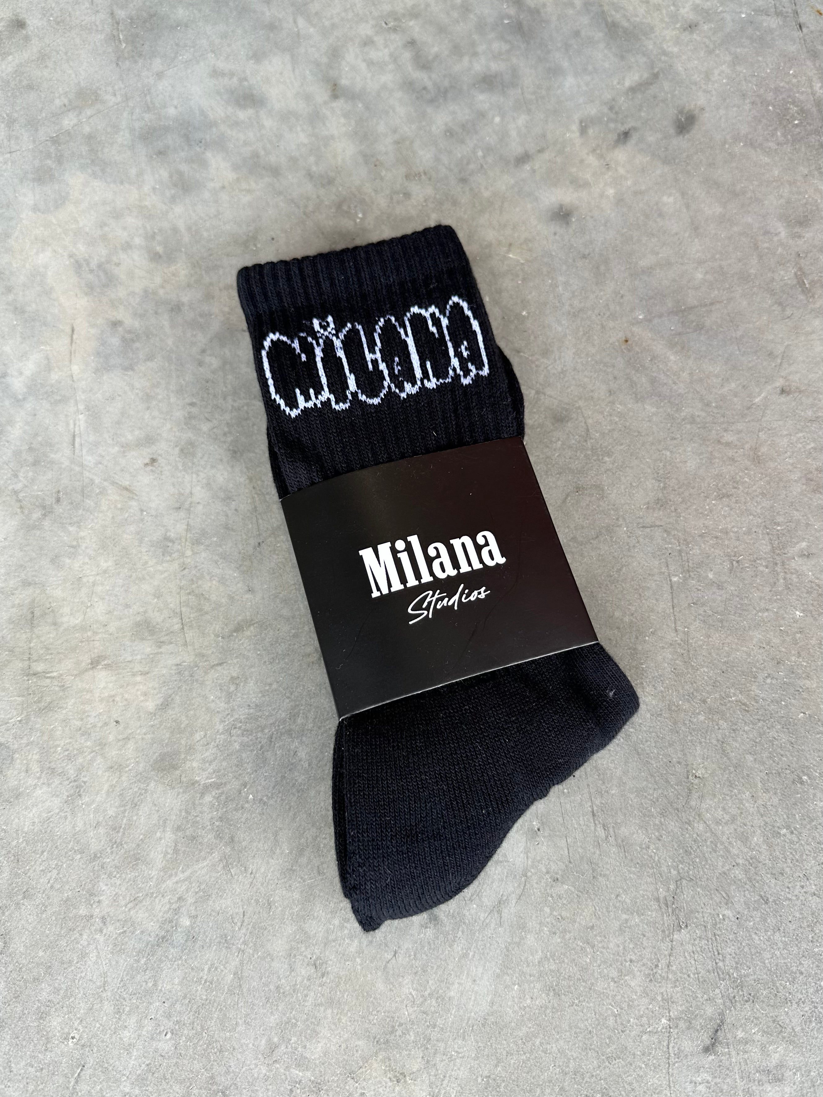 Black Milana Bubble Socks.