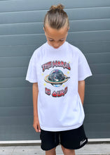 Load image into Gallery viewer, White Planet Kids T-shirt.
