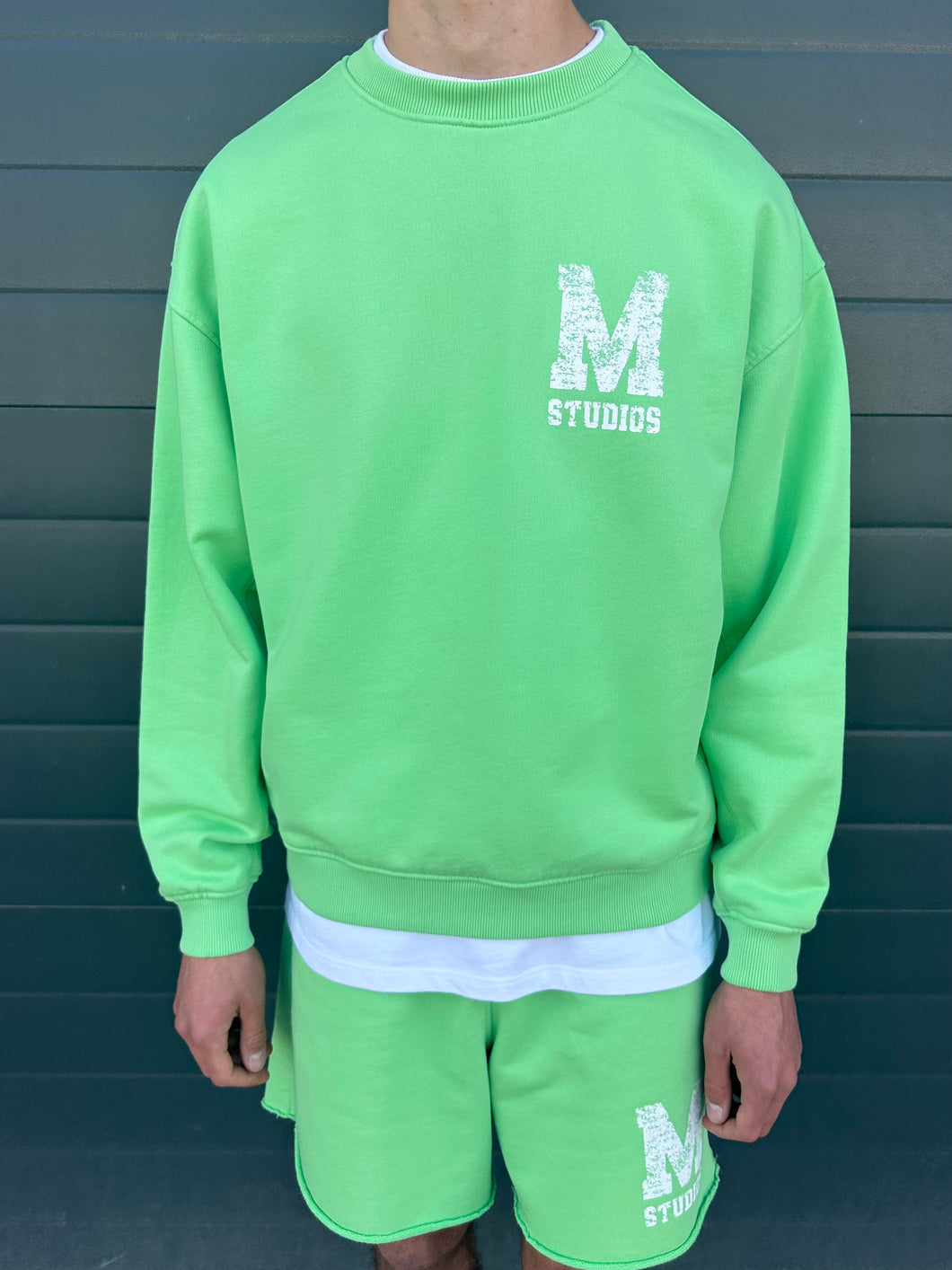 Apple Green M Studios Sweatshirt.