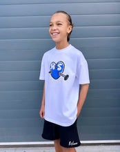 Load image into Gallery viewer, White MS Heart Kids T-shirt.