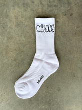 Load image into Gallery viewer, White Milana Bubble Socks.