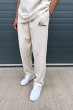 Load image into Gallery viewer, Cream Relaxed Waffle Pants.
