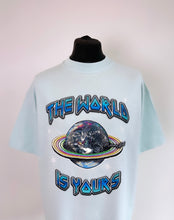 Load image into Gallery viewer, Baby Blue Planet Heavyweight T-shirt.