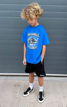 Load image into Gallery viewer, Cobalt Blue Planet Kids T-shirt.
