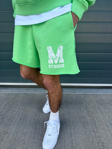 Apple Green M Studios Shorts.