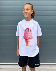 White Ice Cream Kids T-shirt.