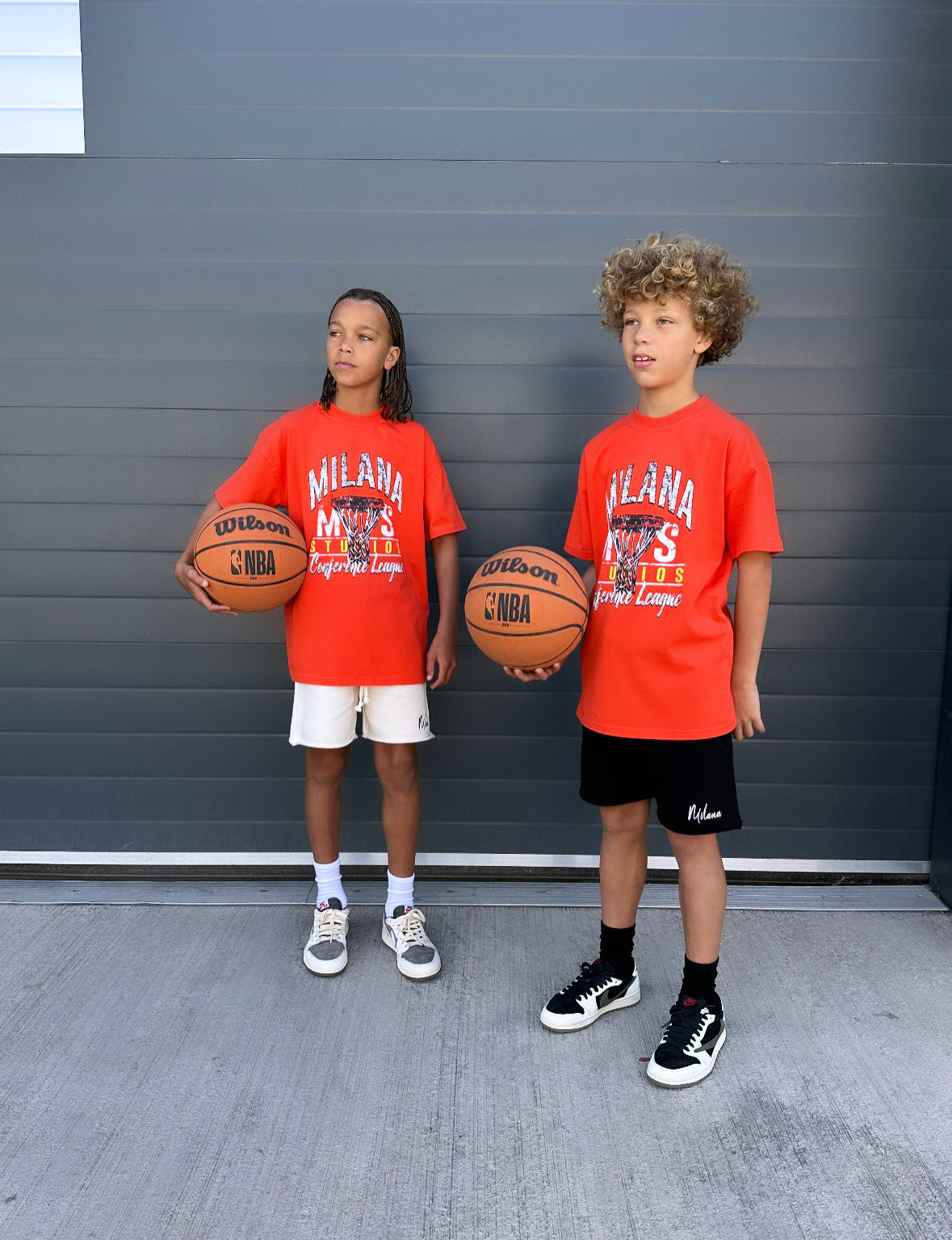Red Basketball Kids T-shirt.