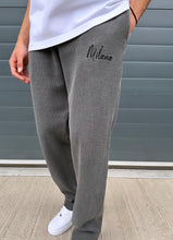 Load image into Gallery viewer, Charcoal Relaxed Waffle Pants.