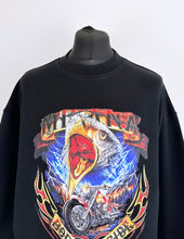 Load image into Gallery viewer, Black Eagle Open Hem Sweatshirt.