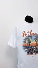 Load image into Gallery viewer, White Heavyweight Paradise T-shirt.