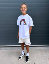 Load image into Gallery viewer, White Rainbow Kids T-shirt.