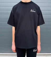 Load image into Gallery viewer, Black Heavyweight Essentials T-shirt.