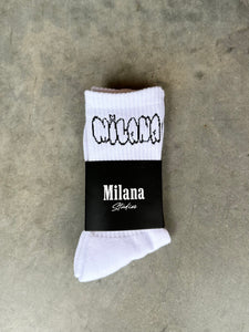 White Milana Bubble Socks.