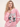 Baby Pink Cherub NFL Long Sleeve Jersey.