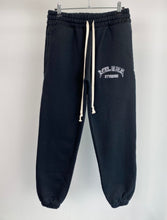 Load image into Gallery viewer, Black Arched Sweatpants.