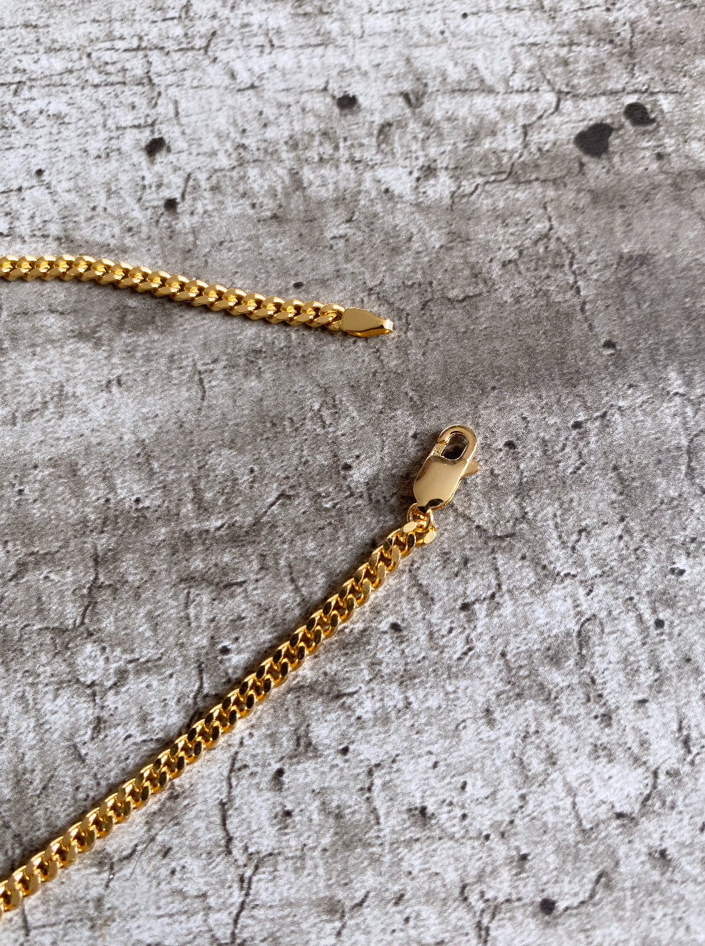 Gold Cuban Necklace.