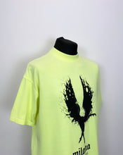 Load image into Gallery viewer, Washed Yellow Heavyweight Graphic T-shirt.