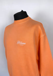 Washed Orange Essential Heavyweight Sweatshirt.