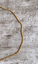 Load image into Gallery viewer, Gold Twisted Rope Necklace.
